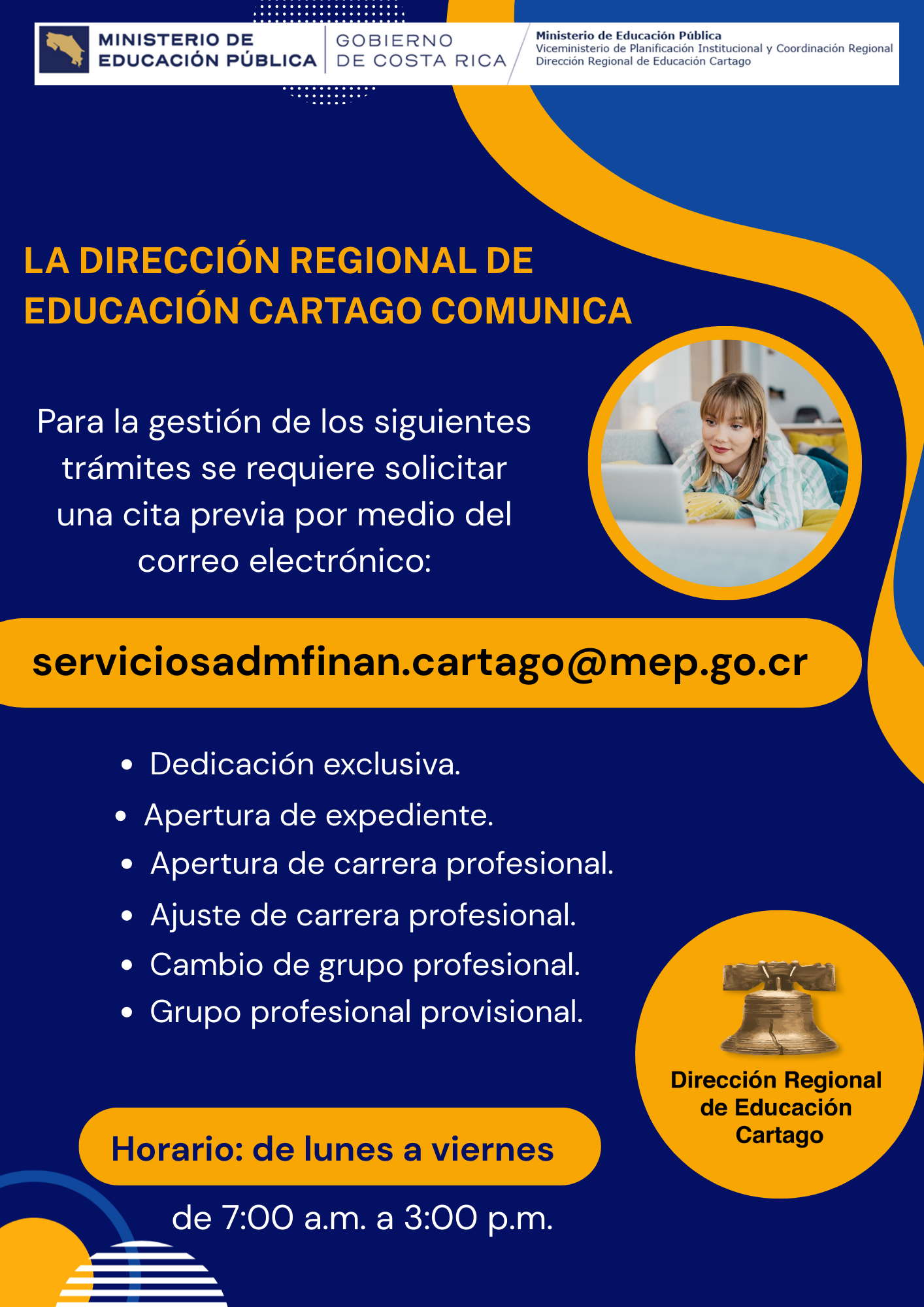 Horario de atención